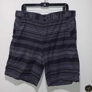 Lululemon grey striped shorts